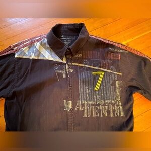 Urban Rags Men's Vintage Casual Long Sleeve Button Down Shirt 100% Cotton Size L